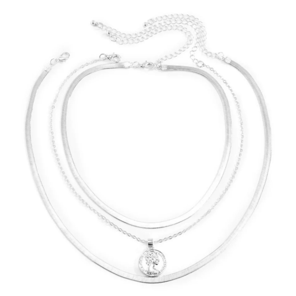 🍒 KADIE Layer Herringbone Necklace - Picture 7 of 8